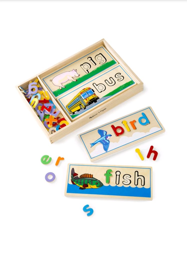 Melissa & Doug See & Spell Wooden Educational Toy