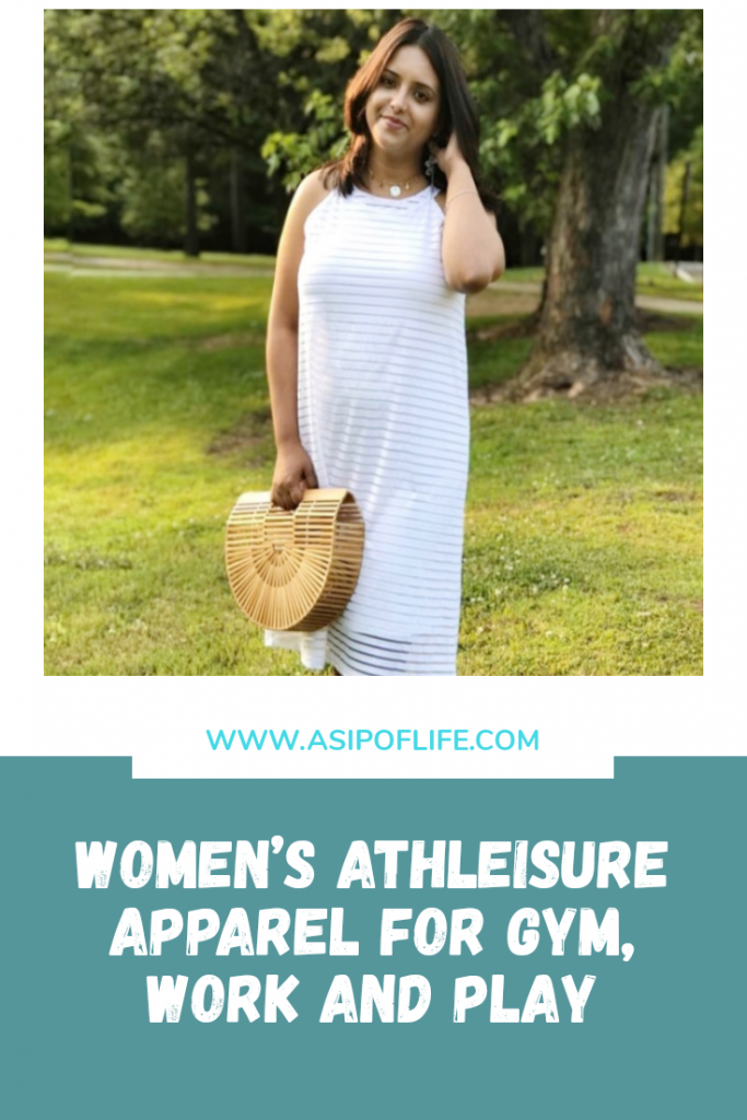 Women’s athleisure apparel for gym, work and play