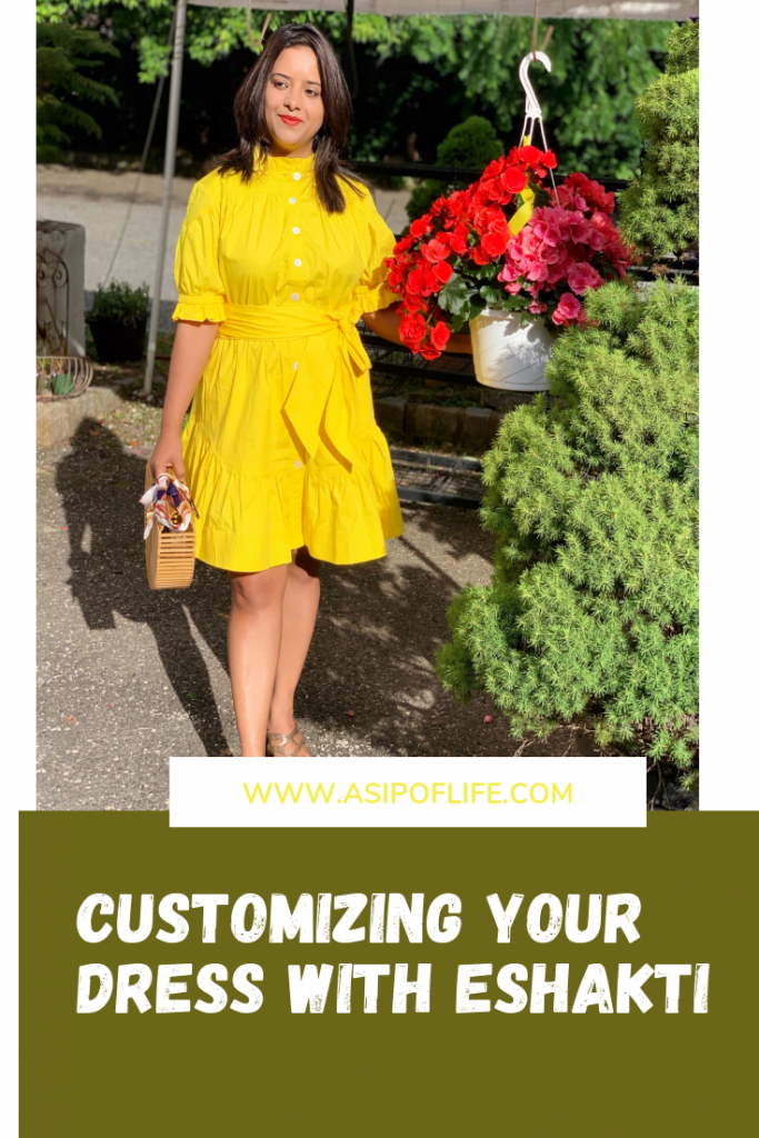 Customizing your dress with eShakti